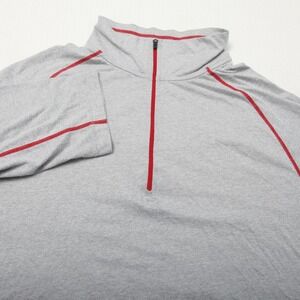 Cloudveil Pullover Mens XL Gray 1/4 Zip Long Sleeve Performance Outdoor Hiking